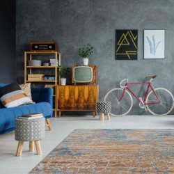 tappeto Arte Espina Blaze 600 blu beige 2