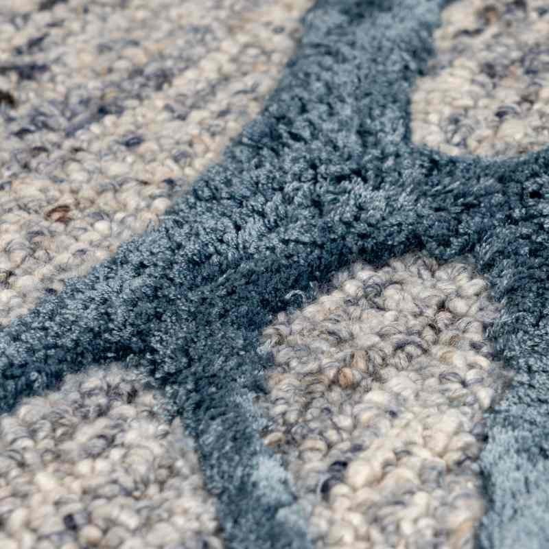 tappeto Arte Espina Damast 200 grigio blu