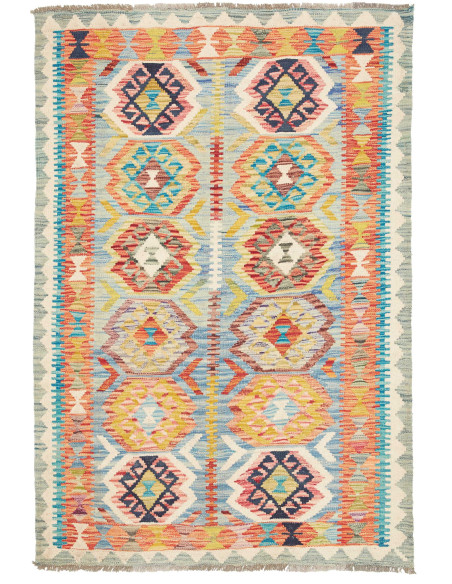 Kilim 104x155 Cm Kilim, Afghanistan, Hand-carded Wool warp: