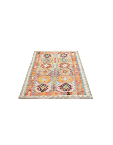 Kilim 104x155 Cm Kilim, Afghanistan, Hand-carded Wool warp: