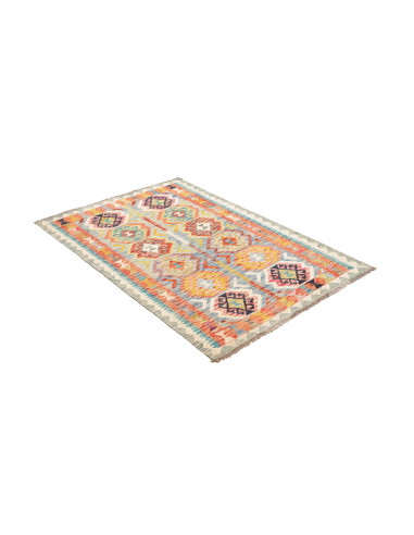 Kilim 104x155 Cm Kilim, Afghanistan, Hand-carded Wool warp: