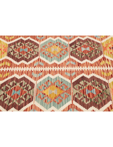Kilim 98x143 Cm Kilim, Afghanistan, Hand-carded Wool warp: