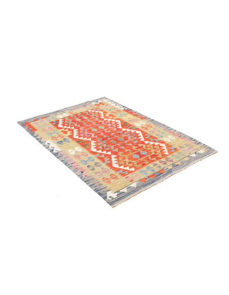 Kilim 103x147 Cm Kilim, Afghanistan, Hand-carded Wool warp:
