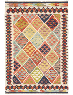 Kilim 107x151 Cm Kilim, Afghanistan, Hand-carded Wool warp:
