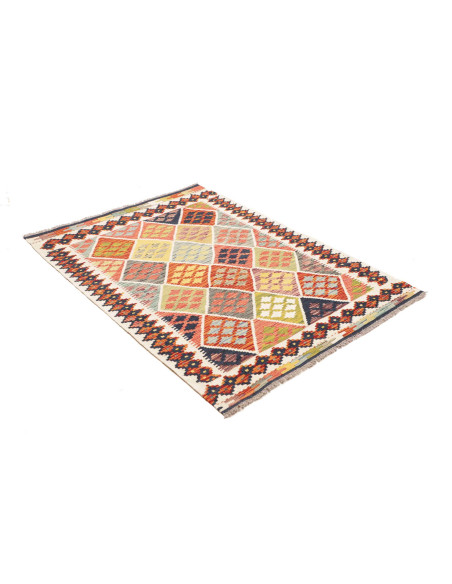 Kilim 107x151 Cm Kilim, Afghanistan, Hand-carded Wool warp:
