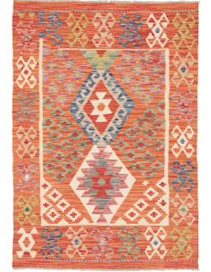 Kilim 104x149 Cm Kilim Afghanistan Hand-carded Wool, Cotton