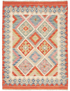 Kilim 106x139 Cm Kilim, Afghanistan, Hand-carded Wool,