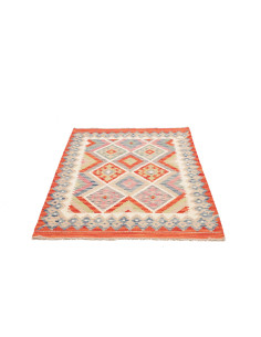 Kilim 106x139 Cm Kilim, Afghanistan, Hand-carded Wool, 2