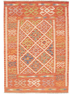 Kilim 108x150 Cm Kilim Afghanistan, Hand-carded Wool,