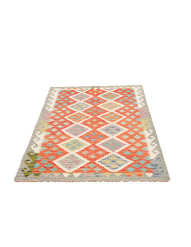 Kilim 101x150 Cm Kilim, Afghanistan, Hand-carded Wool