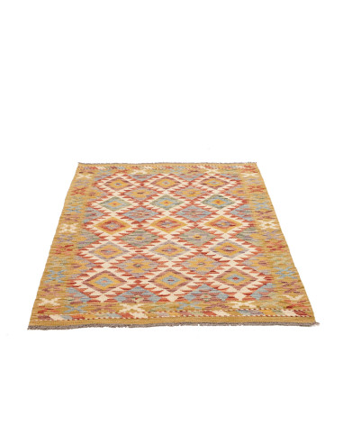 Kilim 104x145 Cm Kilim Afghanistan Hand-carded Wool Cotton