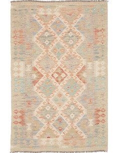 Kilim 103x155 Cm Kilim, Afghanistan, Hand-carded Wool warp: