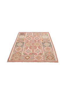 Kilim 106x148 Cm Kilim, Afghanistan, Hand-carded Wool warp: 2