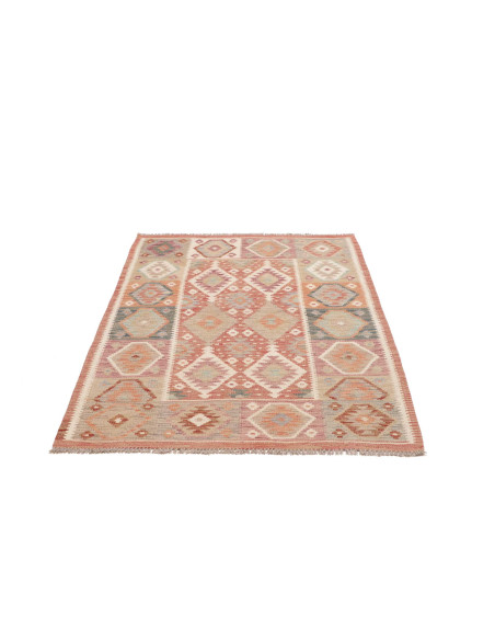 Kilim 106x148 Cm Kilim, Afghanistan, Lana Cardata A Mano