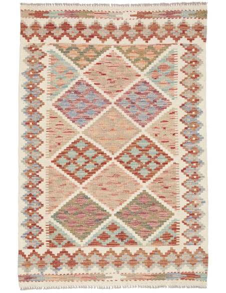 Kilim 101x150 Cm Kilim Afghanistan, Lana Cardata A Mano, 0.3