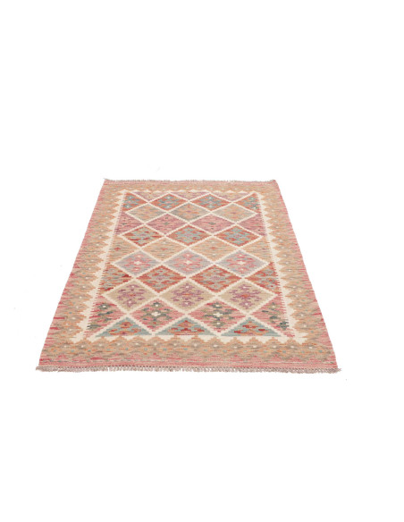 Kilim 105x150 Cm Kilim, Afghanistan, Hand-carded Wool warp: