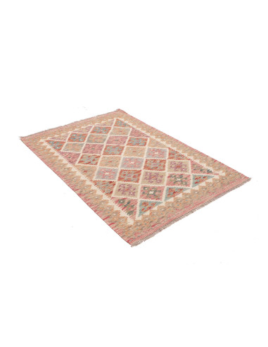 Kilim 105x150 Cm Kilim, Afghanistan, Hand-carded Wool warp: