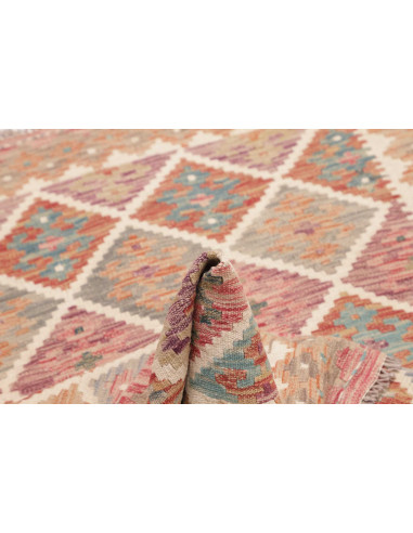 Kilim 105x150 Cm Kilim, Afghanistan, Hand-carded Wool warp: