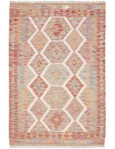 Kilim 98x147 Cm Kilim, Afghanistan, Lana Cardata A Mano