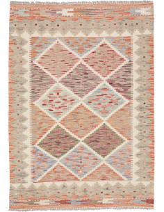 Kilim 105x146 Cm Kilim, Afghanistan, Lana Cardata A Mano
