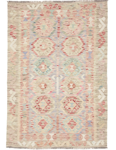 Kilim 104x150 Cm Kilim Afghanistan Lana Cardata A Mano