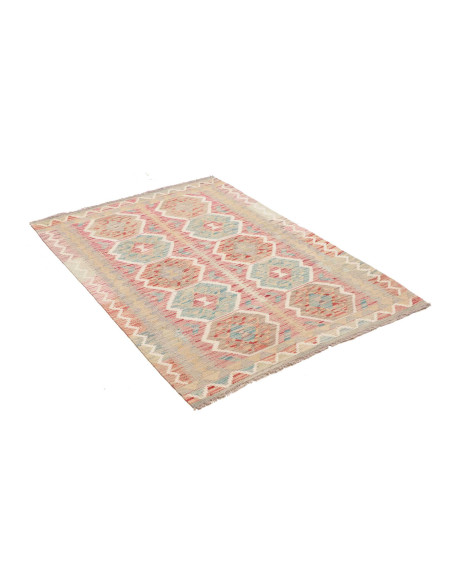 Kilim 98x138 Cm Kilim, Afghanistan, Lana Cardata A Mano,