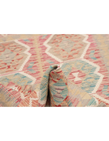 Kilim 98x138 Cm Kilim, Afghanistan, Lana Cardata A Mano,