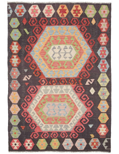 Kilim 121x179 Cm Kilim Afghanistan Hand-carded Wool warp:
