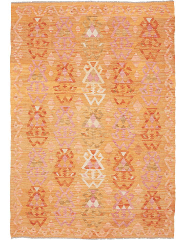 Kilim 128x185 Cm Kilim, Afghanistan, Lana Cardata A Mano,