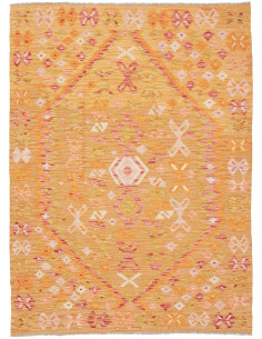 Kilim 129x176 Cm Kilim Afghanistan Hand-carded Wool