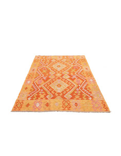 Kilim 126x188 Cm Kilim, Afghanistan, Hand-carded Wool warp: 2