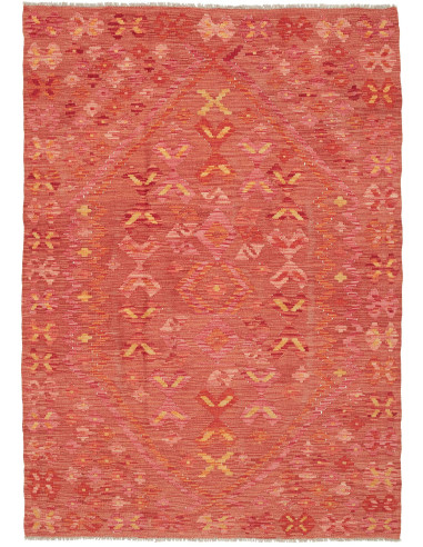 Kilim 128x185 Cm Kilim, Afghanistan, Lana Cardata A Mano