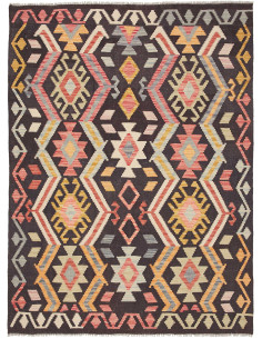 Kilim 129x175 Cm Kilim Afghanistan Lana Cardata A Mano