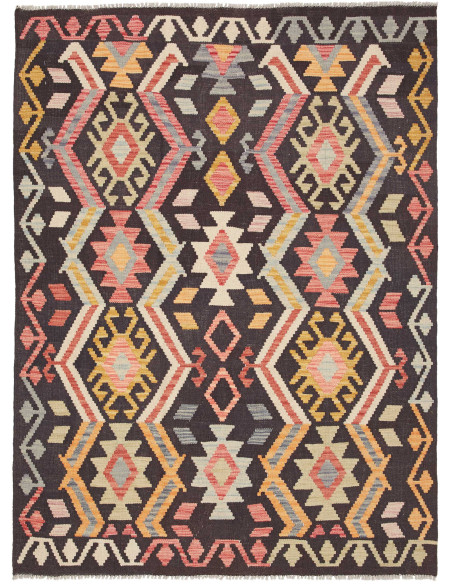 Kilim 129x175 Cm Kilim Afghanistan Lana Cardata A Mano