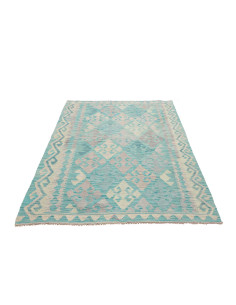 Kilim 126x177 Cm Kilim, Afghanistan, Hand-carded Wool warp: 2