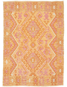 Kilim 127x176 Cm Kilim, Afghanistan, Lana Cardata A Mano