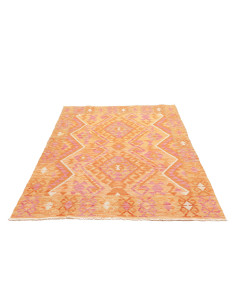 Kilim 127x176 Cm Kilim, Afghanistan, Hand-carded Wool warp: 2