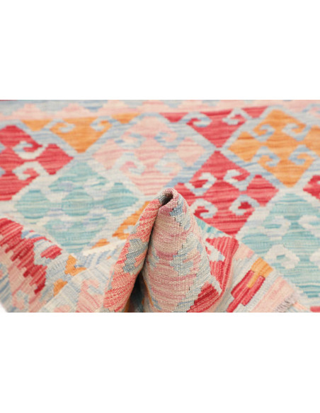 Kilim 101x149 Cm Kilim Afghanistan, Hand-carded Wool, 0.3 Cm