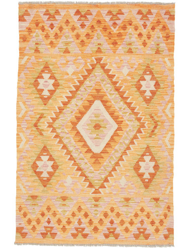 Kilim 100x152 Cm Kilim, Afghanistan, Hand-carded Wool, 0.3
