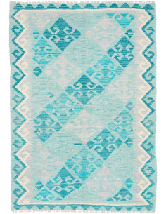 Kilim 105x149 Cm Kilim, Afghanistan, Hand-carded Wool warp: