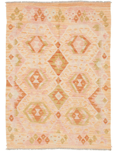 Kilim 106x146 Cm Kilim, Afghanistan, Hand-carded Wool warp:
