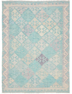 Kilim 152x198 Cm Kilim, Afghanistan, Hand-carded Wool warp:
