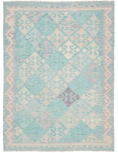 Kilim 152x198 Cm Kilim, Afghanistan, Hand-carded Wool warp: