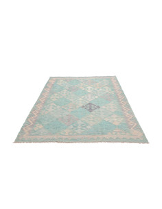 Kilim 152x198 Cm Kilim, Afghanistan, Hand-carded Wool warp: 2
