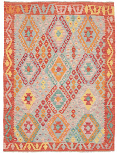 Kilim 129x168 Cm Kilim Afghanistan Hand-carded Wool