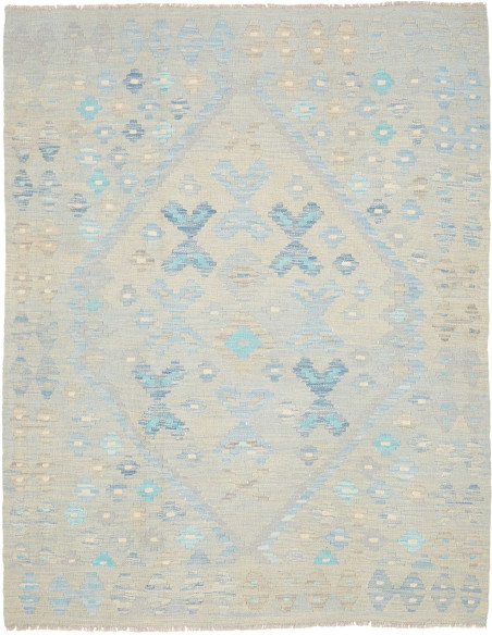 Kilim 154x198 Cm Kilim, Afghanistan, Hand-carded Wool,