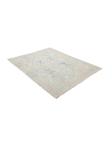 Kilim 154x198 Cm Kilim, Afghanistan, Hand-carded Wool,
