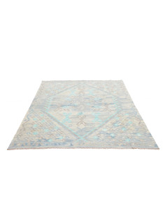 Kilim 156x203 Cm Kilim, Afghanistan, Hand-carded Wool, 0.3 2