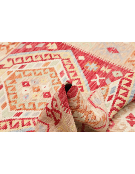 Kilim 126x167 Cm Kilim Afghanistan Hand-carded Wool Cotton