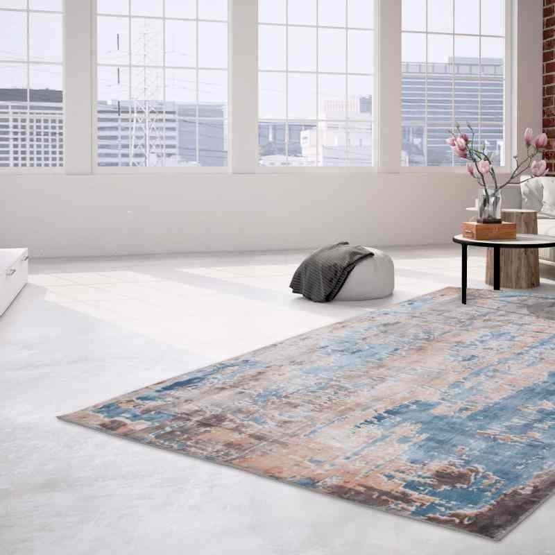 tappeto Arte Espina Ocean 300 multicolore blu